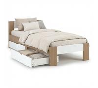 Lit homestyle4u marron