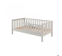 Vipack Lit junior Toddler II - Pin massif blanc 70 x 140 cm