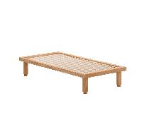 Lit simple Kaya XSmall 90x200cm sans tête de lit LxWxH 200x90x38cm