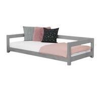 Lit simple Study 120x190cm gris Beige G