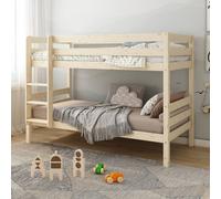 Lit Superposé En Pin Massif Isidore Bois 90X190