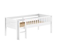Vipack Lit mi-hauteur Scott 90 x 200 cm Blanc