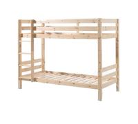 Vipack Lit mezzanine Pino hauteur 160 cm Naturel