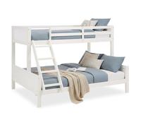 Lit Enfant Lit Superposé 90x200 et 140x200 Lit D'Enfant Bois Blanc