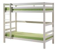 Vipack Pino Lits Superposs Pin Massif Blanc 209x105x182cm + Lit Gigogne
