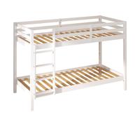 Sunny Jip Lits Superposés Blanc, En Bois | Lits Superposés Pour Enfants - Sans Matelas - Lit Superposé 2 Places 208 X 97 X 140 Cm | Pour Matelas: 90 X 200 Cm