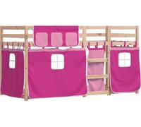 Lit superposé sans matelas 90x190 cm bois de pin massif