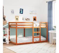 Lit Superposé sans Matelas Meuble Surélevé Chambre Bois de Pin Massif vidaXL
