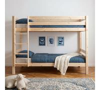 Lit Superposé Séparable Pin Massif Naturel Armance & Faustin Bois Naturel 90X200