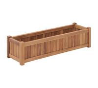Lit surélevé 100x30x25 cm bois de teck solide