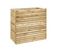 vidaXL Lit surélevé 100×50×100 cm Bois de pin imprégné