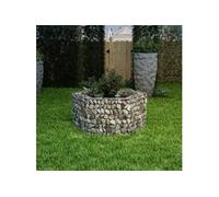 Lit surélevé à gabion hexagonale 100 x 90 x 50 cm