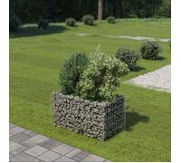 vidaXL Gabion haut-plateau Acier galvanisé 90×50×50 cm