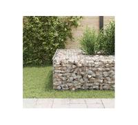 vidaXL Jardinière surélevée Cube à gabion 145650 – Panier à pierres pour jardin terrasse extérieur