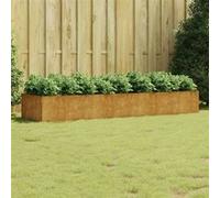 Lit surélevé de jardin 280x80x40 cm acier corten G