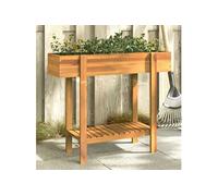 vidaXL Lit surélevé de jardin 90x30x75 cm bois massif acacia