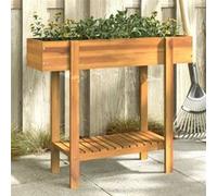 Lit surélevé de jardin 90x30x75 cm bois massif acacia Bois G