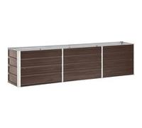 vidaXL Lit surélevé 240x40x45 cm - Marron