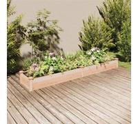 vidaXL Lit surélevé avec insert 240x45x25 cm bois massif sapin