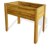 vidaXL Plateau de jardin surélevé en bois massif d'acacia