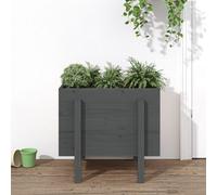 Lit Surélevé de Jardin Jardinière Bac à Fleurs Terrasse Bois Pin Massif vidaXL