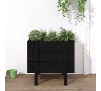 Lit Surélevé de Jardin Jardinière Bac à Fleurs Terrasse Bois Pin Massif vidaXL