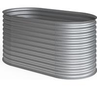 Lit surélevé OK-Living Argent 160x82cm, Model 29021