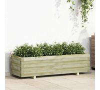 Lit Surélevé Rectangulaire Bac à Fleurs Jardinière Jardin Terrasse Bois vidaXL