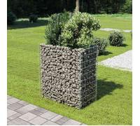 Lit surélevé - vidaXL - Gabion - Acier galvanisé - 90x50x100 cm - Résistant aux intempéries
