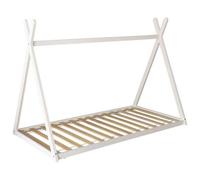 Lit tipi pour enfant 190x90cm blanc VALENTIN