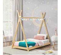 Lit d'enfant « Vimpeli » 80 x 160 cm en bambou