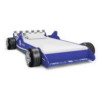 Lit voiture de course pour enfants - LIZ - 90 x 200 cm - Bleu
