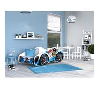 Lit voiture enfant 70 x 140 cm Pat'Patrouille - Matelas Oeko-Tex inclus