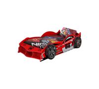 Lit Voiture Max Rouge 90x200
