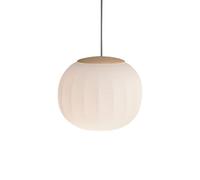 Lita Suspension Ø18 Opale & Frêne