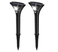 Litake Lampe Solaire Extérieure, 2 Pack Éclairage Solaire Jardin avec Détecteur de Mouvement IP65 Étanche 2 Modes Luminaire Solaire pour Jardin, Cour, Extérieur, Chemin, Allée