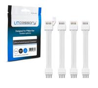 Litcessory Connecteur d'extension 6 broches vers coupe pour Philips Hue Gradient