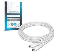 Litcessory Puissance à Manette Câble d'extension pour Philips Hue Lightstrip Plus/Gradient, NON compatible avec Solo et Omniglow Bande Lumineuse (7.5 m, Lot de 1, Blanc)