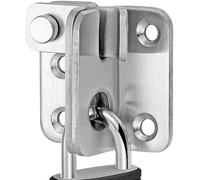 Litensh Litensh Verrou Porte Acier Inoxydable Loquet Coulissante Serrure Volet Loquet Porte à Bascule Boulon Verrou Portail pour pour Fenêtre, Placard et Jardin, Ouverture gauche Argenté L