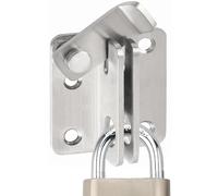 Litensh Litensh Verrou Porte Acier Inoxydable Loquet Coulissante Serrure Volet Loquet Porte à Bascule Boulon Verrou Portail pour pour Fenêtre, Placard et Jardin, Ouverture gauche Argenté S