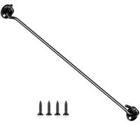 Litensh Serrure à crochet de porte de grange, crochet de porte et loquet à œillet, crochets de cabine et serrure à loquet à œillet pour armoire, crochet de fenêtre pivotant pour porte coulissante