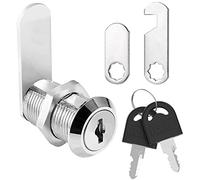 Litensh verrou de sécurité pour barillet boîte aux lettres, serrure à came pour tiroir d'armoire, boîte à outils, verrous porte de placard avec clés, serrure casier meuble caisse 25mm