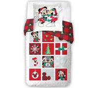 Literie de Noël Minnie et Mickey Happy and Merry