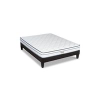 LITERIE - Ensemble BARTOLDI 180x200 cm - Matelas Ressorts ensachés + Sommier Bois