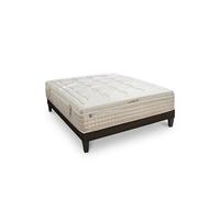LITERIE - Ensemble EMPEREUR 180x200 cm - Matelas Mémoire de forme + Sommier Bois