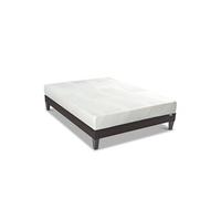 LITERIE - Ensemble PARIS 90x190 cm - Matelas Mémoire de forme + Sommier Bois