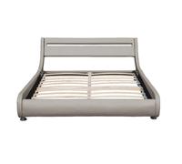 Literie Julien Lit Ava 160x200 LED Gris