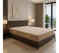 Matelas Latex Naturel 140x190 x 23 cm Ferme - Tissu 100% Coton - Déhoussable Housse Lavable - 7 Zones de Confort - Noyau Poli Lattex HR Dernière