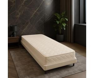 Literie Julien Matelas Ferme 70x190 x 15 cm - 5 Zones de Confort - Noyau Poli Lattex HR Dernière Génération - Très Respirant