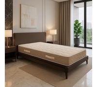 Literie Julien Matelas Latex 80x200 x 23 cm Ferme - Tissu Coton - Spécial Sommier Electrique - 7 Zones de Confort - Noyau Poli Lattex HR Dernière Génération - Très Respirant